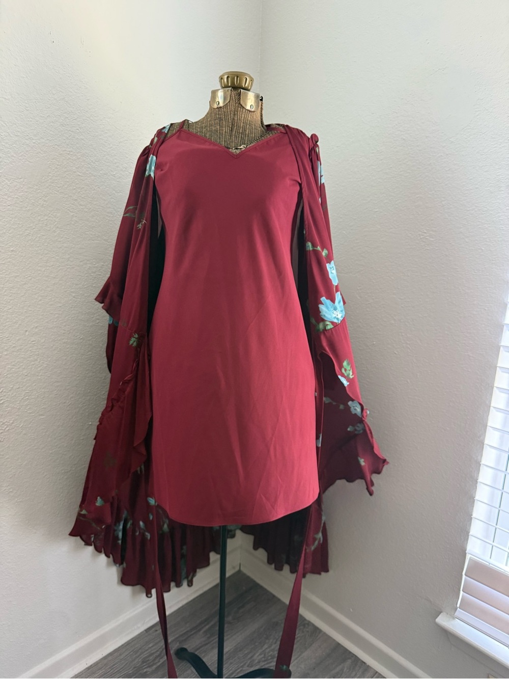 Silk Wrap Dress - Picture 8 of 8